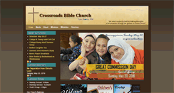 Desktop Screenshot of crossroadsbiblechurch.com
